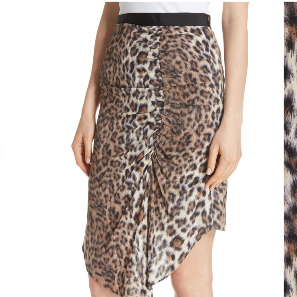 Joie cheetah print skirt size 6